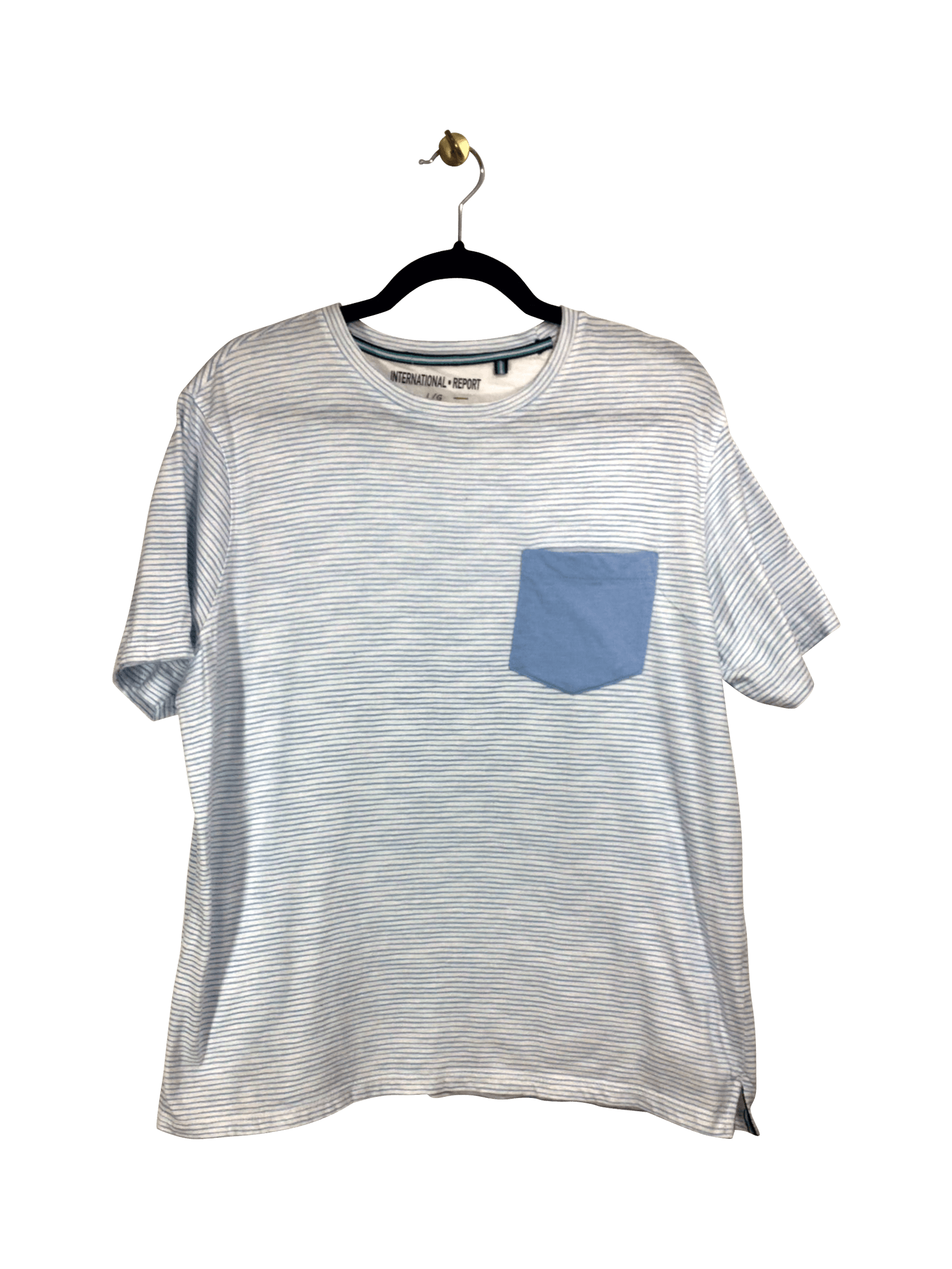 INTERNATIONAL REPORT T-shirt Regular fit in Blue - L - Velora