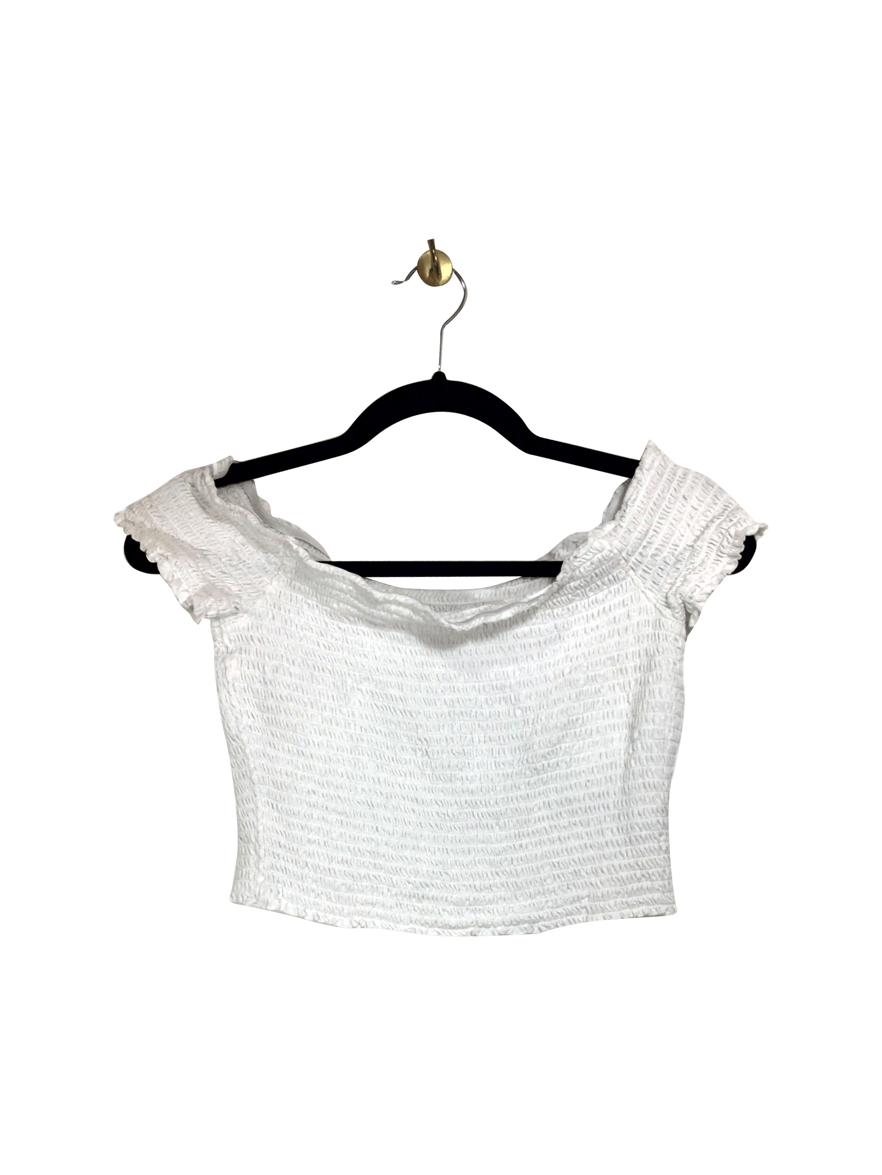 GARAGE Crop top Regular fit in White - L - Velora
