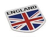 Alloy National Flag Car Decoration  Metal Car Sticker Velora