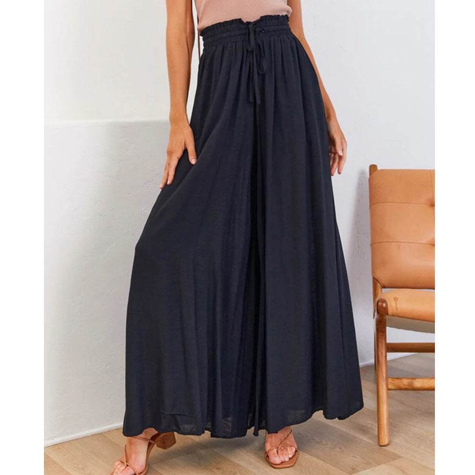 Printed Comfortable Casual High Waist Wide-leg Floral Palazzo Trousers women - Velora