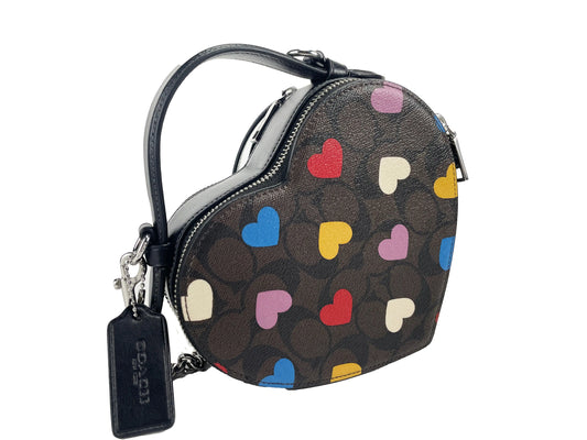 Coach Signature Heart Print Crossbody