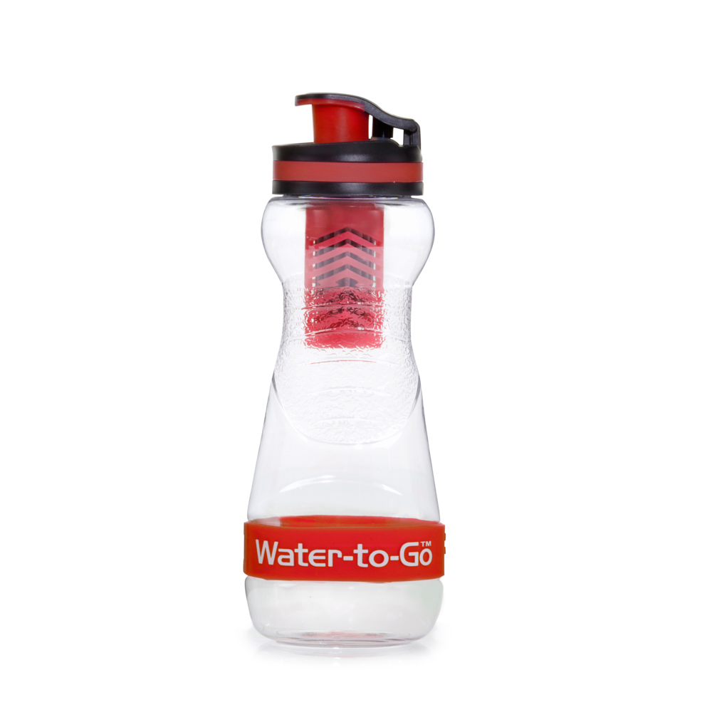 WatertoGo 50cL Water Purification Filter Bottle Removes Contaminants by 99.9% - Velora