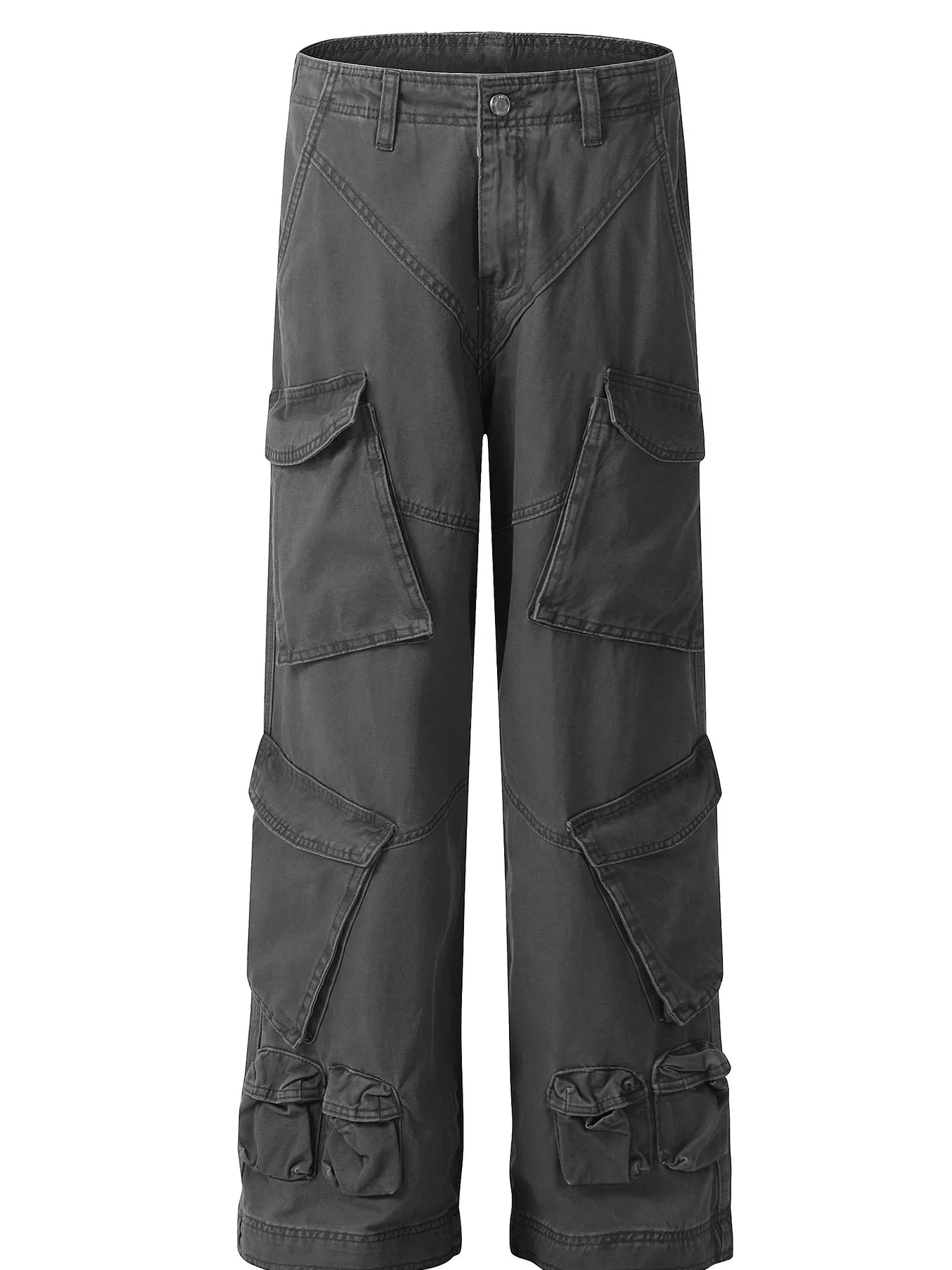 Men's Wide Leg Cargo Pants - Velora