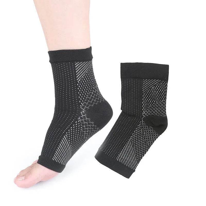 Foot Compression Sports Ankle Brace Socks Relieve Swelling Unisex - Velora