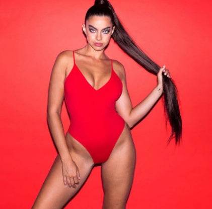 Summer Bikini Backless String Large Size Sexy Solid Color Triangle One-piece Swimsuit Womens Clothing - Velora