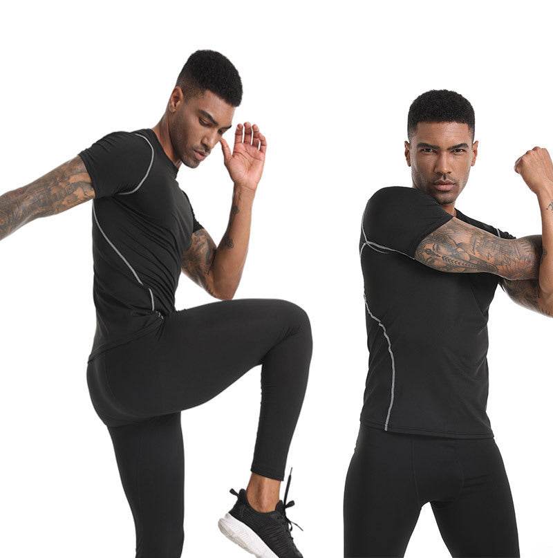 Short sleeve Muscle Fit Workout shirt for men - Velora