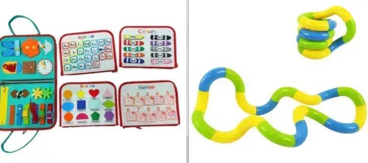 New Busy Book Children's Busy Board Dressing And Buttoning Learning Baby Early Education Preschool Sensory Learning Toy - Velora
