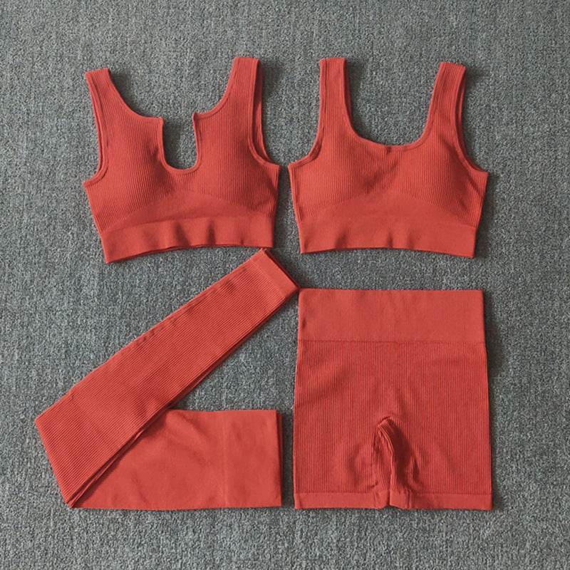 6pcs Yoga Workout Outfit set for women Gym clothes - Velora