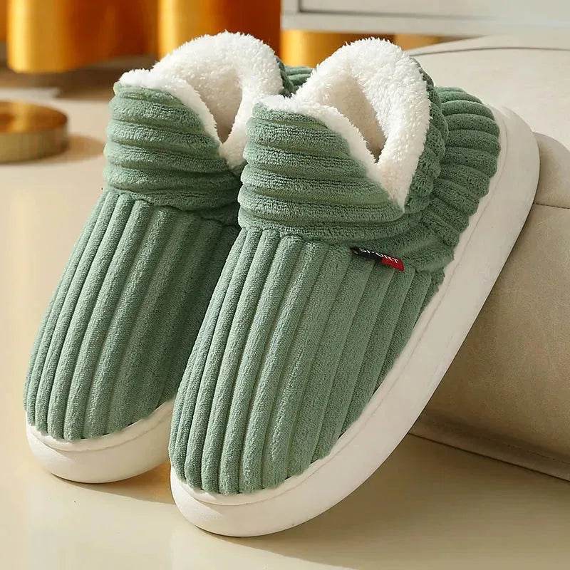 Winter Men's And Women's Same Style Cotton Slippers - Velora