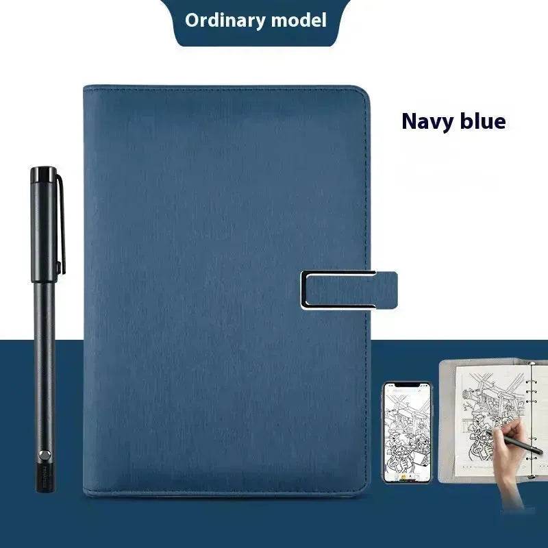 Handwriting Paper Screen Synchronization Smart Fingerprint Lock A5 Notebook - Velora
