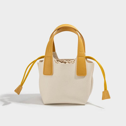 Trendy Luxury Light Luxury Niche Basket Bucket Bag - Velora