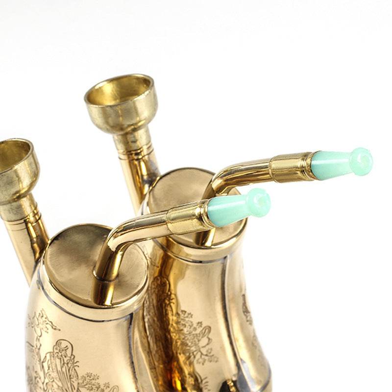 Hookah Can Be Held In Hand With Dual-use Pure Copper - Velora