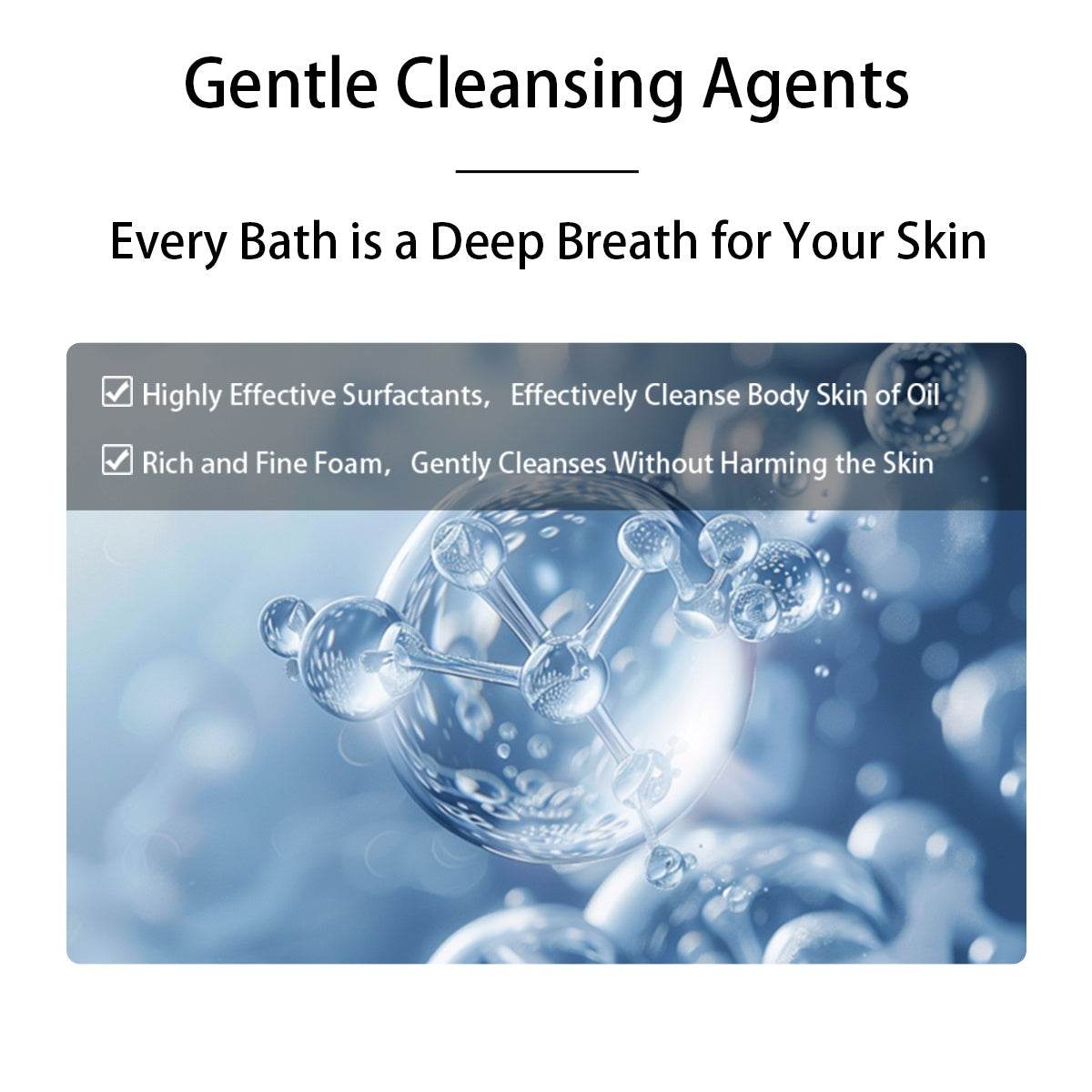 UDAER Cream Bubble Bath Hydrating Shower Gel Gentle Cleansing Body Wash - Velora