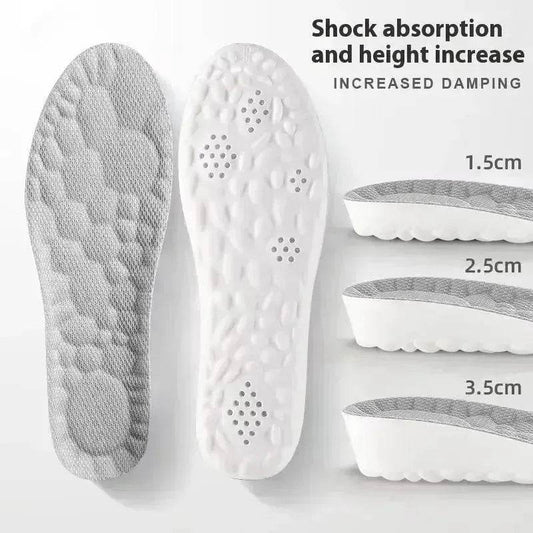Inner Heightening Shoe Pad Sneakers Heightening Insole heel inserts for shoes - Velora