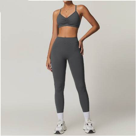 2pcs Yoga Outfit set Sport Fitness Workout Gym wear for women - Velora