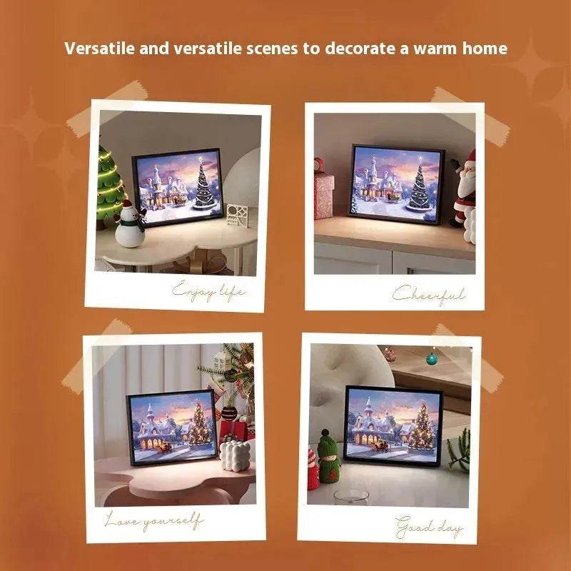 Christmas Luminous Painting Bluetooth speaker integrated gift idea - Velora