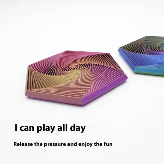 Hexagon Fidget Toy 3D Printing Toy - Velora