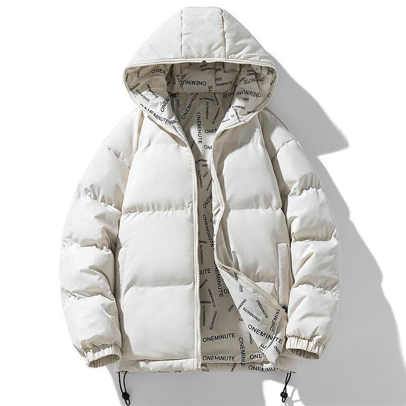 Men's Double-sided Down Cotton-padded Jacket Plus Size Winter Thicken Thermal - Velora