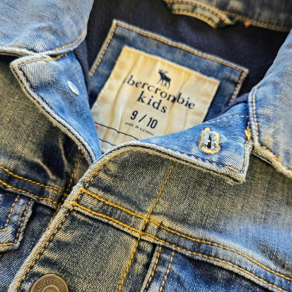 9-10Y Vintage Lined Denim Jacket | Abercrombie Kids Sassy's Garage