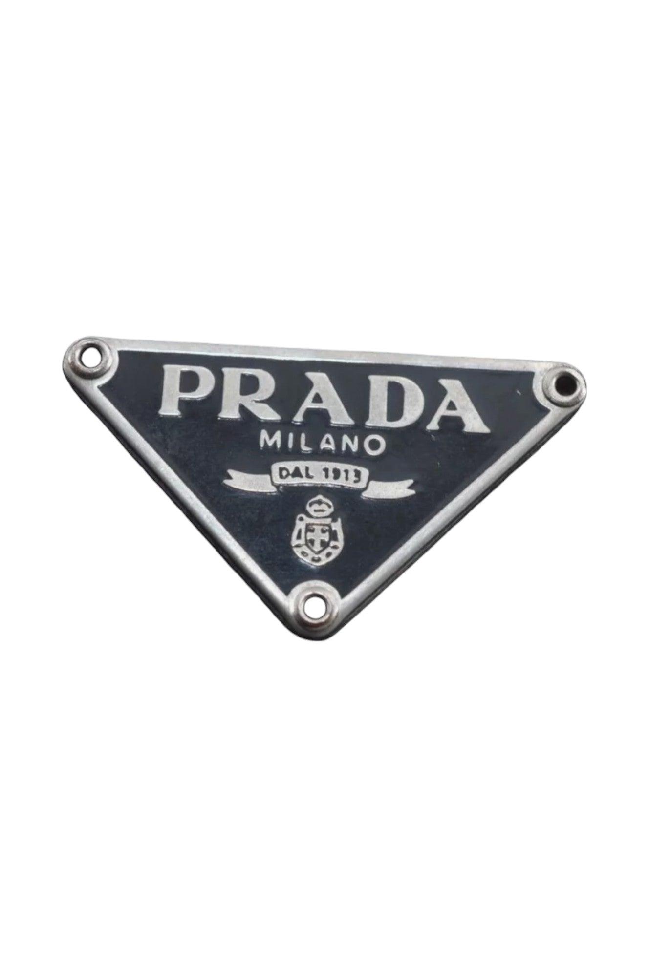 PRADA Nylon Leather Pouch Purse Black 3978K - Velora