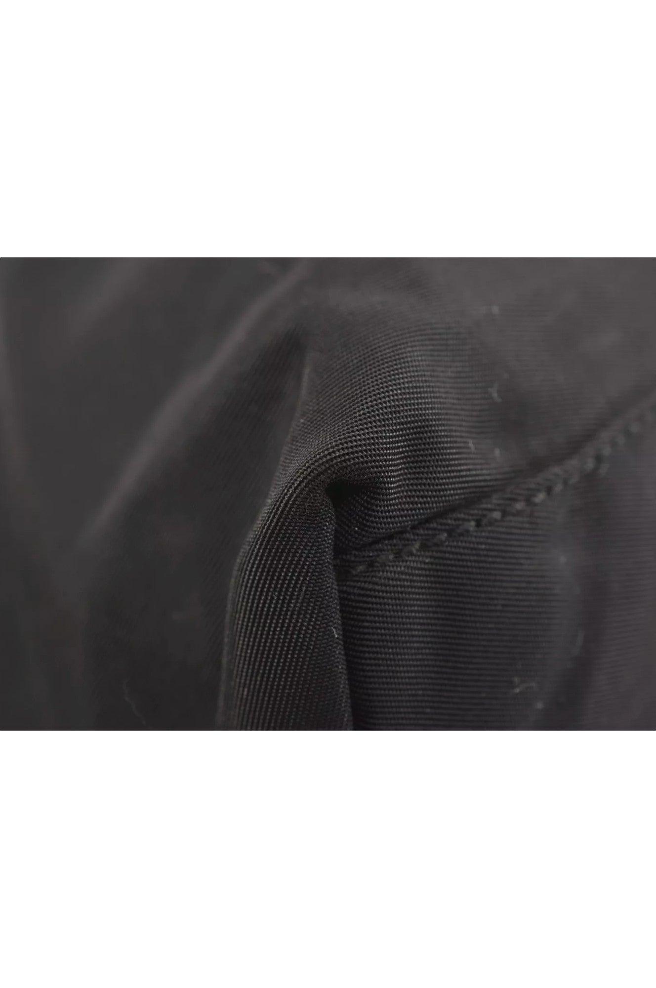 PRADA Vintage Nylon Tessuto Leather Shoulder Bag Purse Black 9107K - Velora