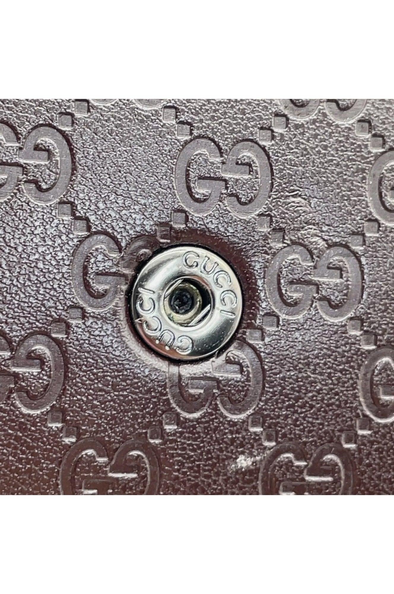 Gucci Micro GG Brown Glasses Case SK080071 - Velora