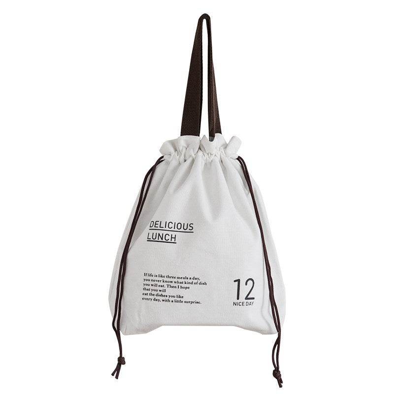 Women Drawstring Tote Lunch Bag - Velora