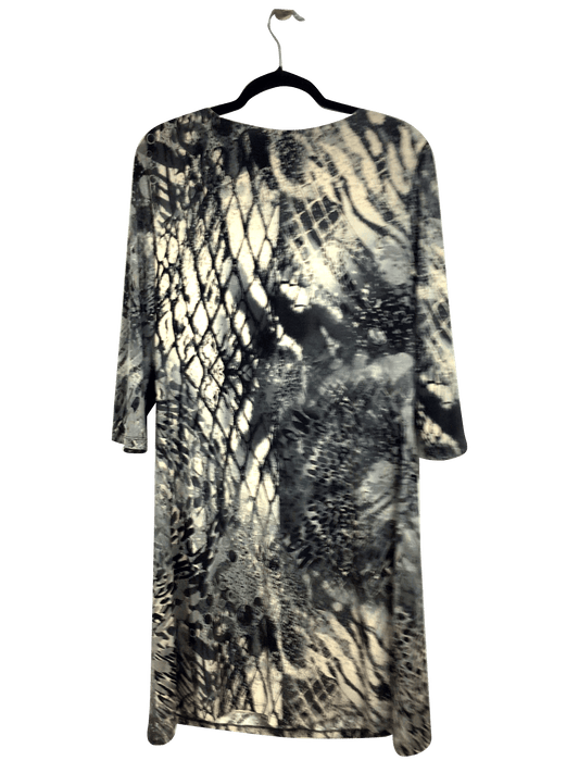 BIANCA NYGARD Midi Dress Regular fit in Gray - 14 - Velora