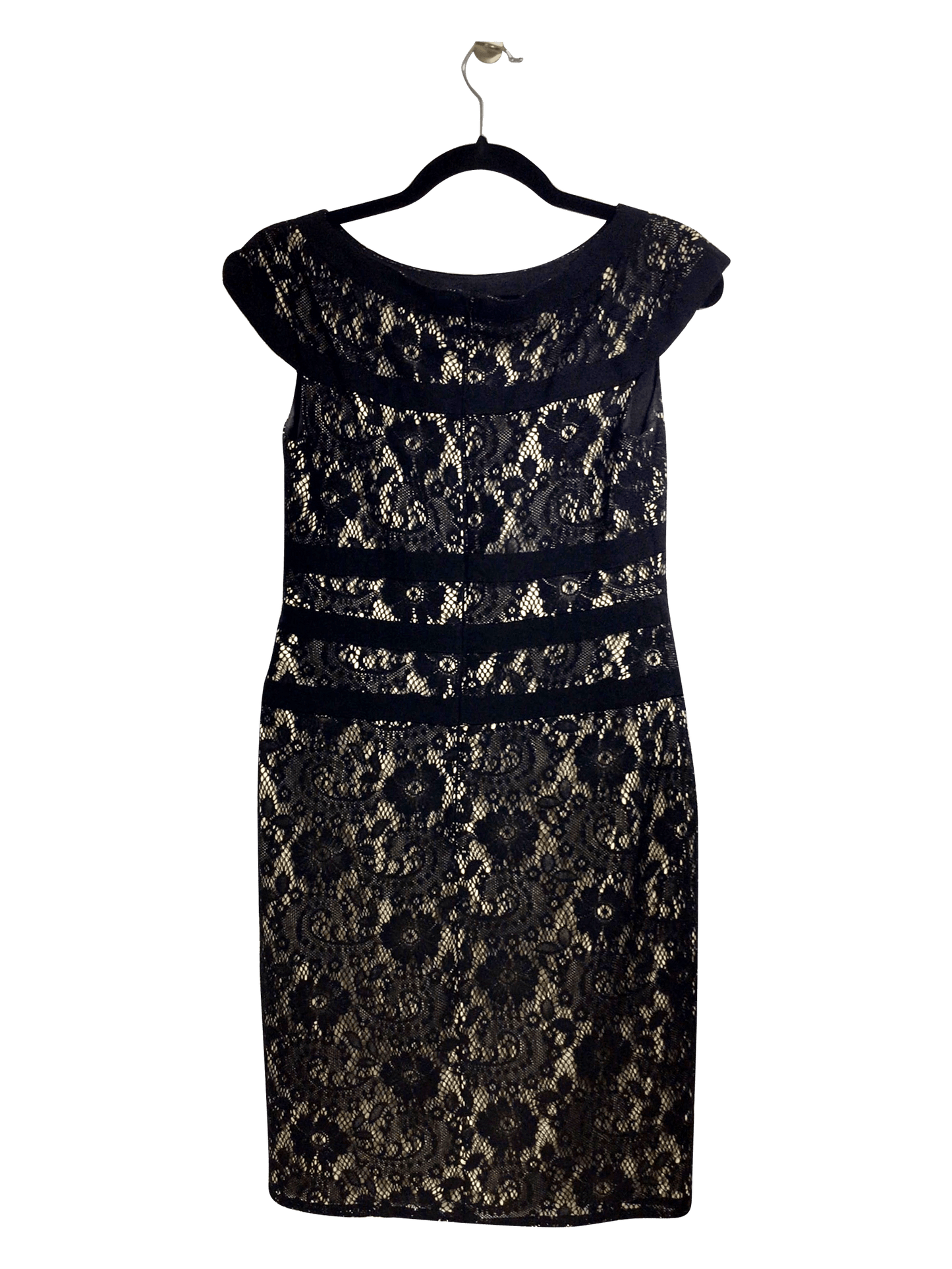 ADRIANNA PAPELL Midi Dress Regular fit in Black - 6 - Velora