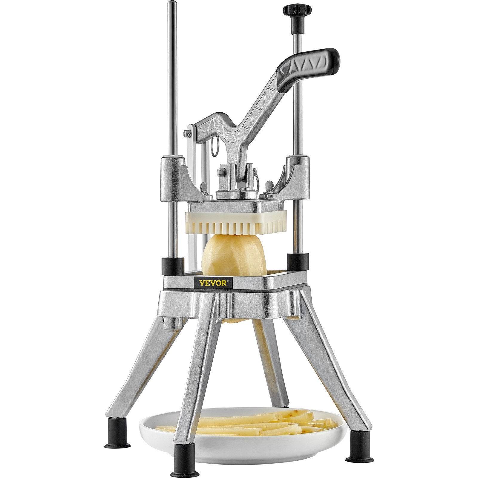 Blade Heavy Duty Professional Food Dicer Kattex French Fry Cutter Onion Slicer Stainless Steel For Tomato Peppers Potato Mushroom - Velora