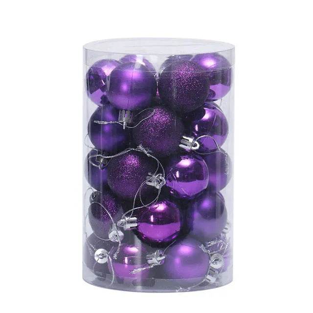 34 Christmas Ball Set 4cm Christmas Ornaments - Velora