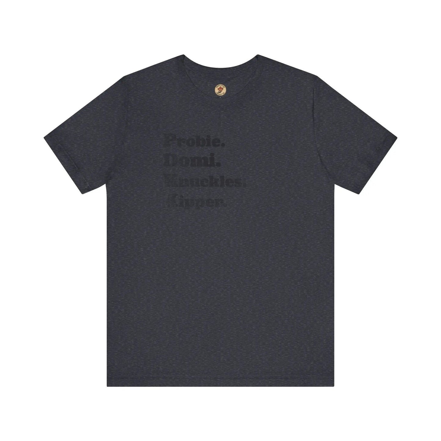 Probie Domi Knuckles Kipper T-Shirt - NHL Hockey Fighters - Maple Stick Hockey Co. - True Fan Maple Stick Hockey Co.