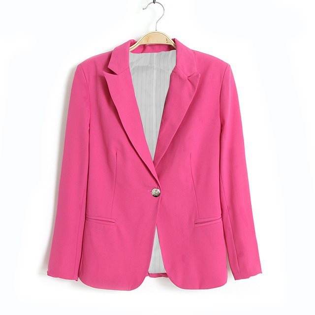 Office Ladies Black Formal Blazer Women Work Suit - Velora