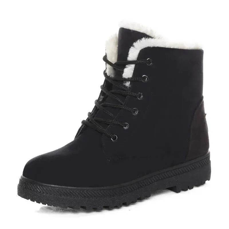 Winter Snow Boots With Warm Plush Ankle Boots For Women Shoes - Velora