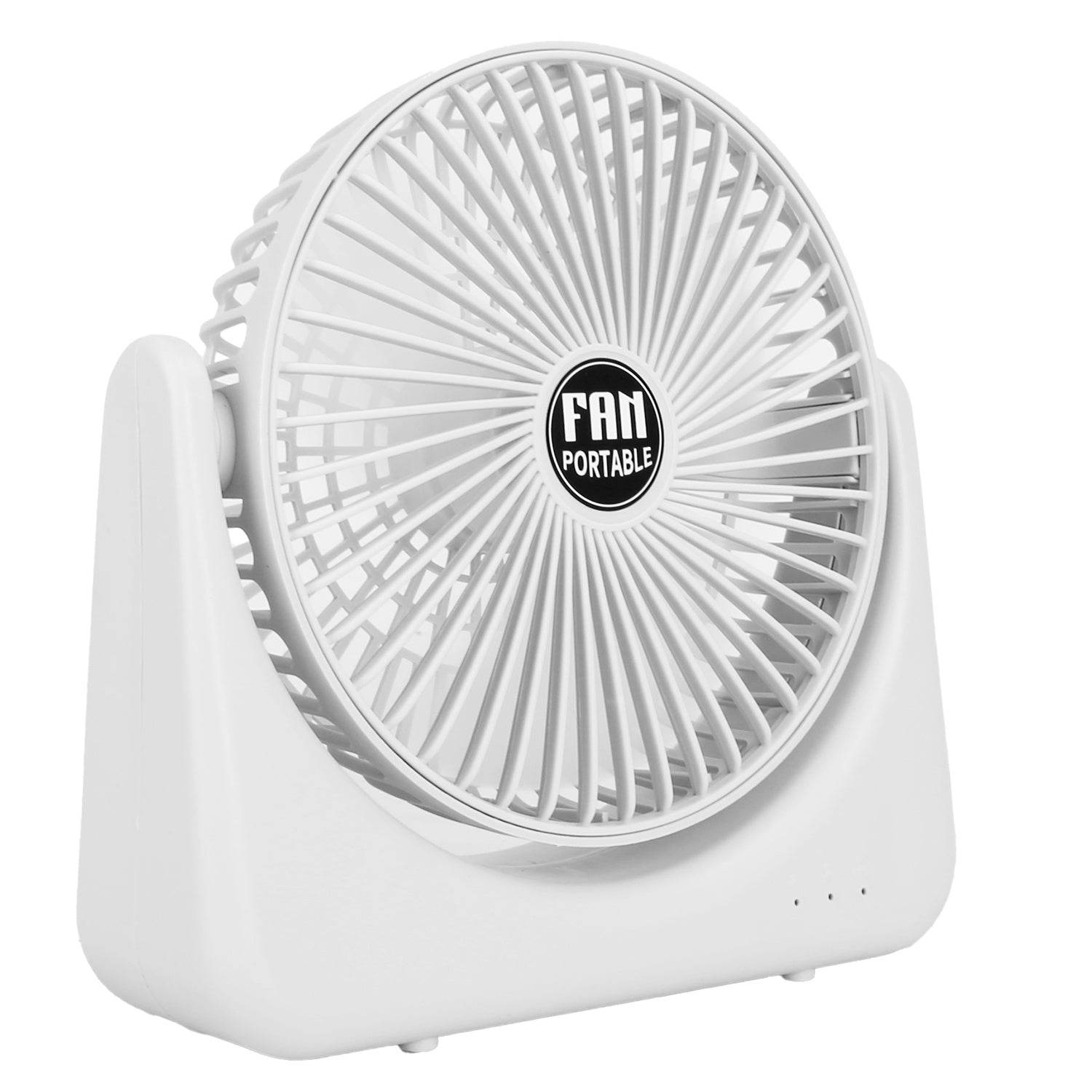 6.5in Desk Fan USB Powered 2 Speeds Table Cooling Fan Tilt Quiet Desktop Fan For Bedroom Office - Velora