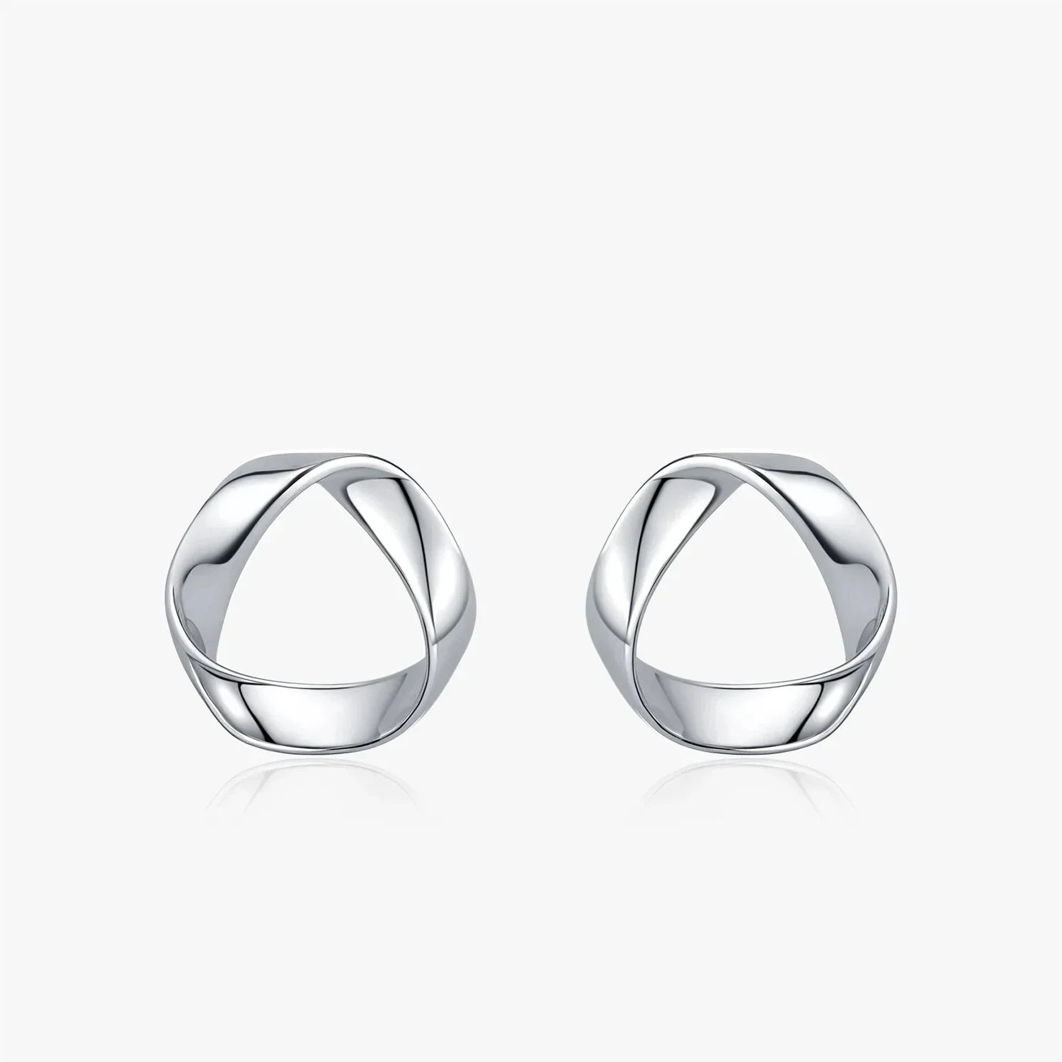 925 Sterling Silver Minimalist Wavy Stud Earrings - Women Fine Jewelry - Velora Luxury Fashion