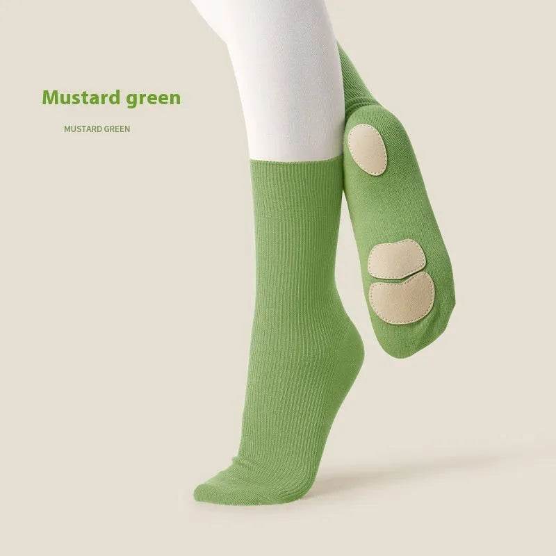 Mid Length Professional Classical Non-slip Dance Practice Socks - Velora