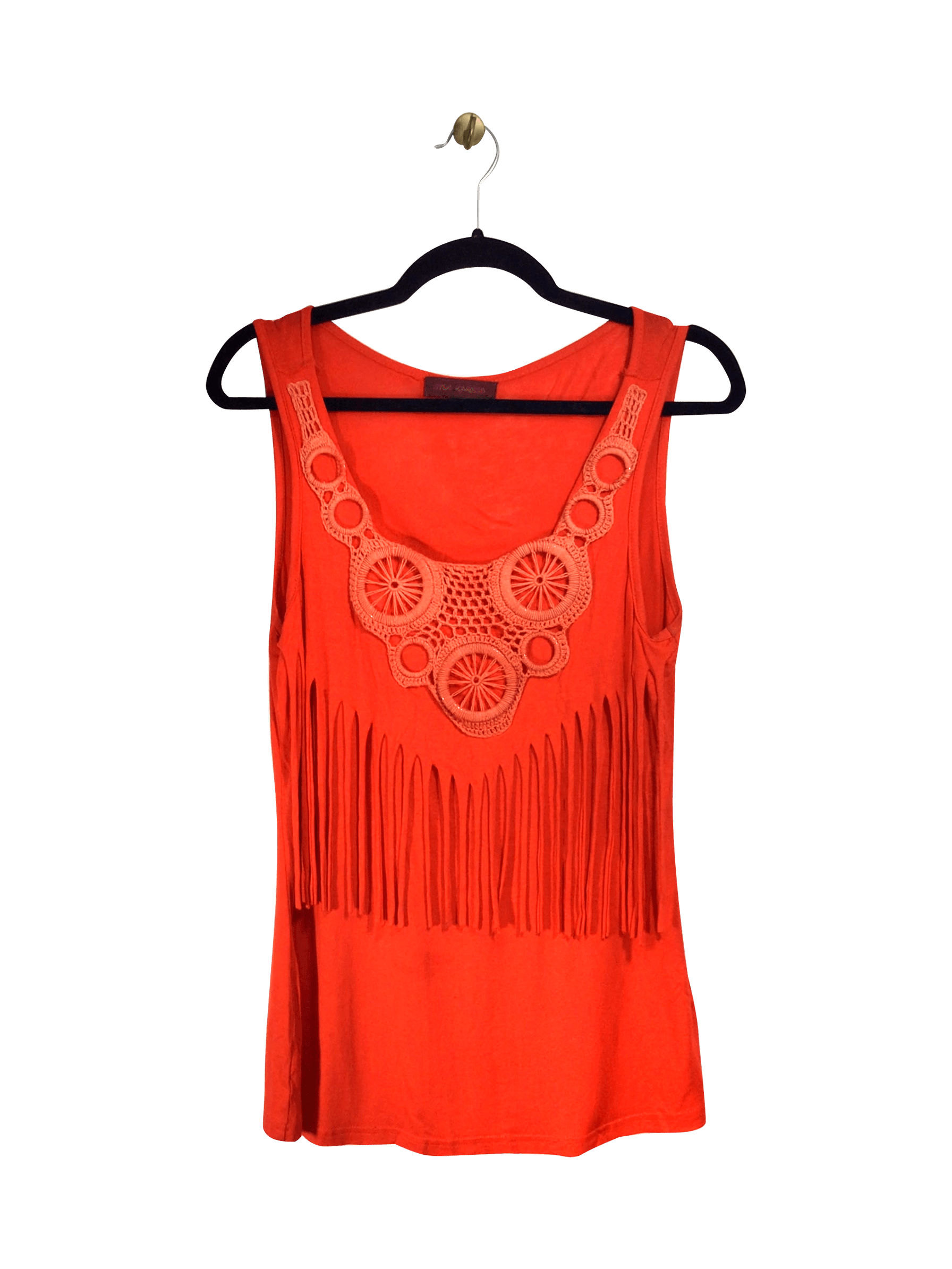 UNBRANDED Tank Top Regular fit in Orange - S - Velora