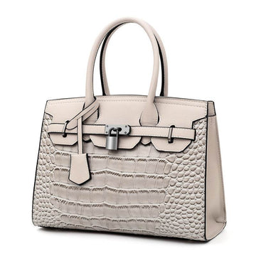 Trendy crocodile pattern Cooperate Satchel Work Handbag for Ladies