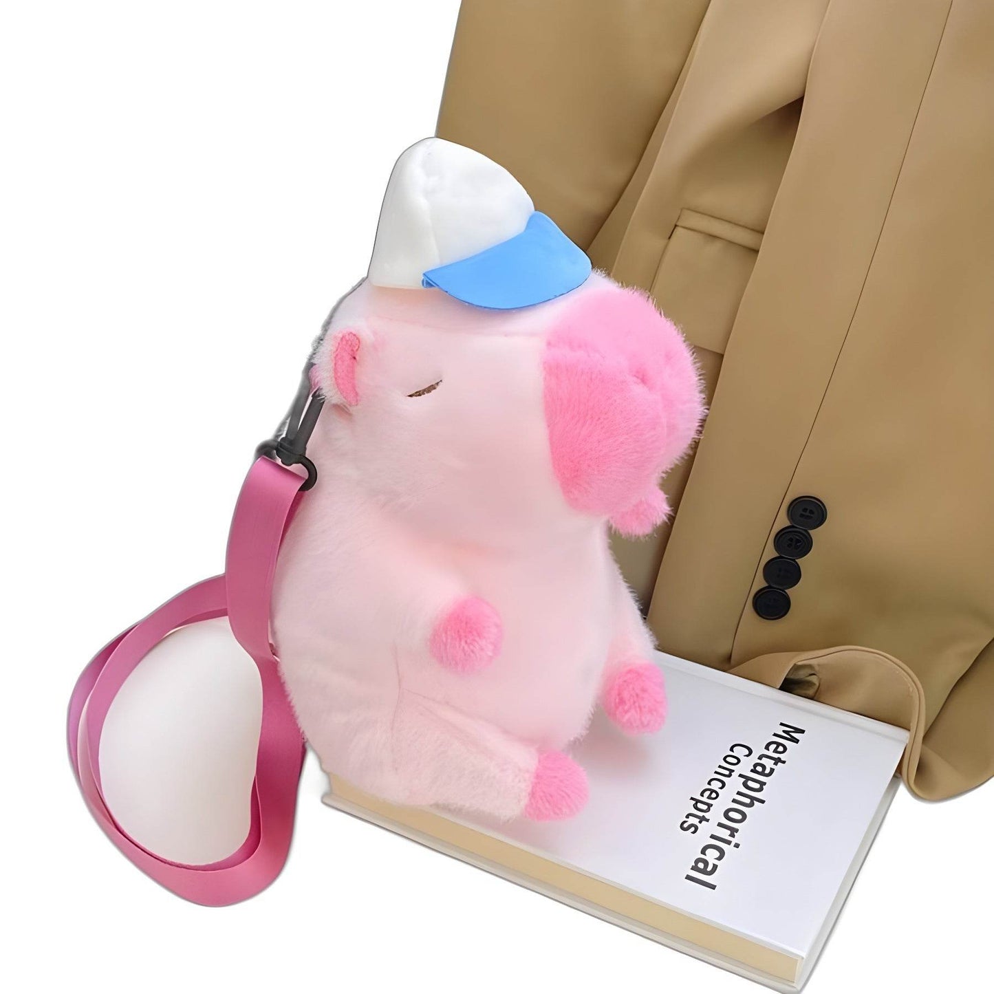 Cute Capybara Doll Bag Girl Student Backpack - Velora
