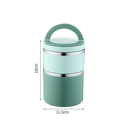 Portable Minimalist Stainless Steel Thermal Insulated Lunch Container - Velora