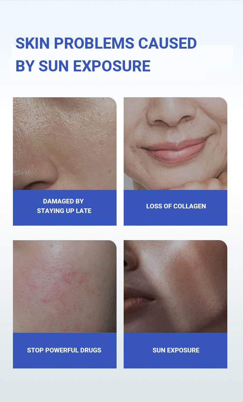 UDAER Blue Copper Peptide Serum Essence Rejuvenating Moisturizing Anti-wrinkle, Soothing And Repairing - Velora