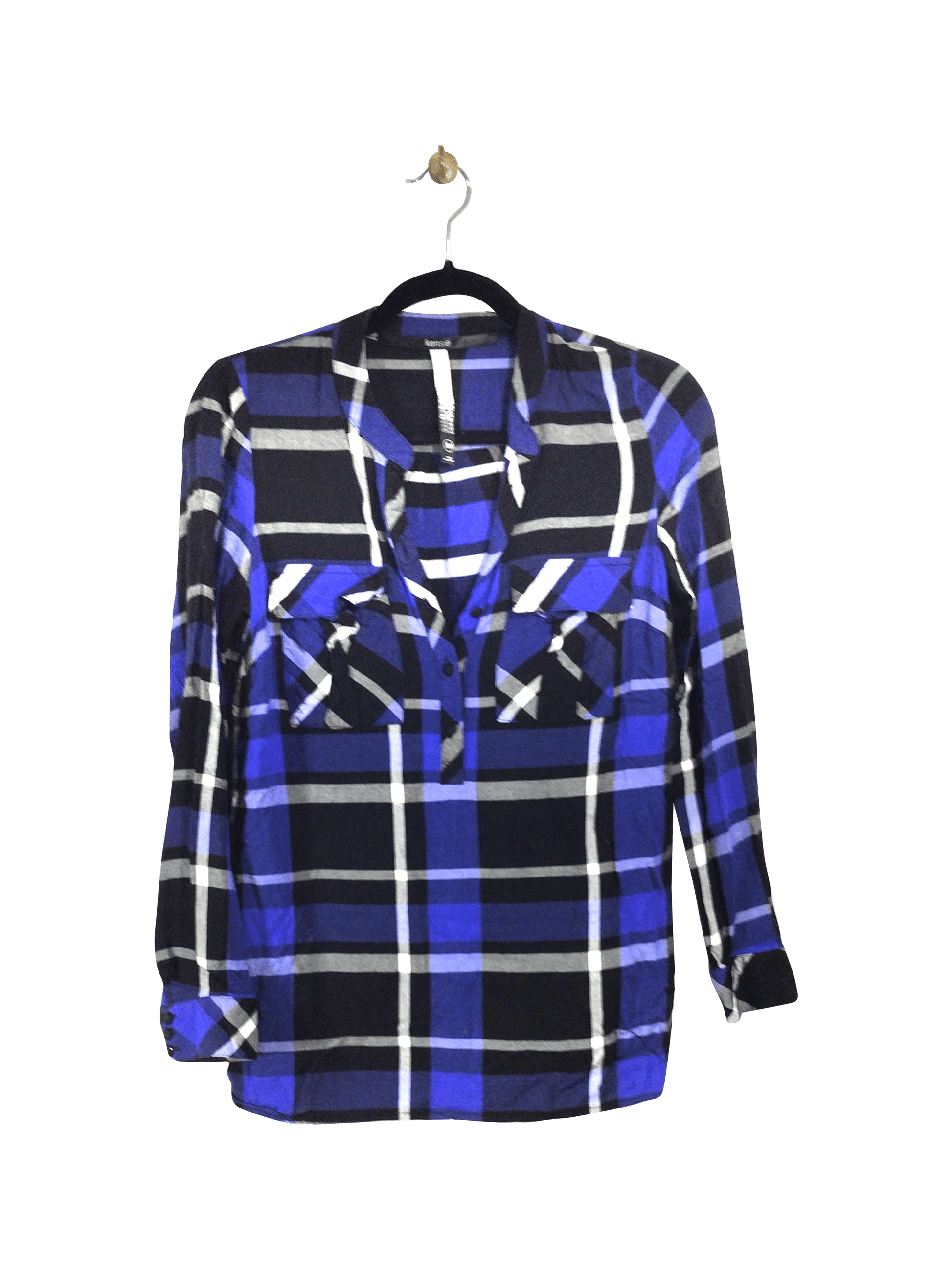 KENSIE Button-down Top Regular fit in Blue - XS - Velora