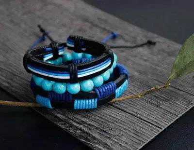 3pcs Punk Retro Bracelet - Velora