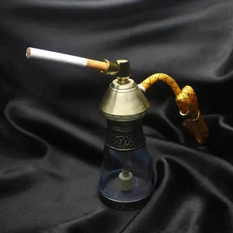 Double circulation filter cigarette holder for water pipe Complete Hookah set - Velora