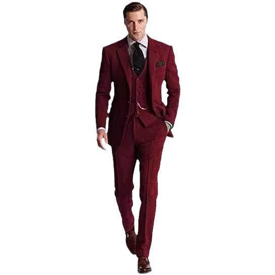 Men's Slim Fit Business Banquet Suit - Velora