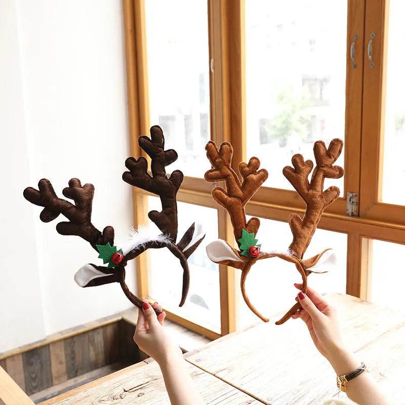 Christmas big deer horn Headband - Velora