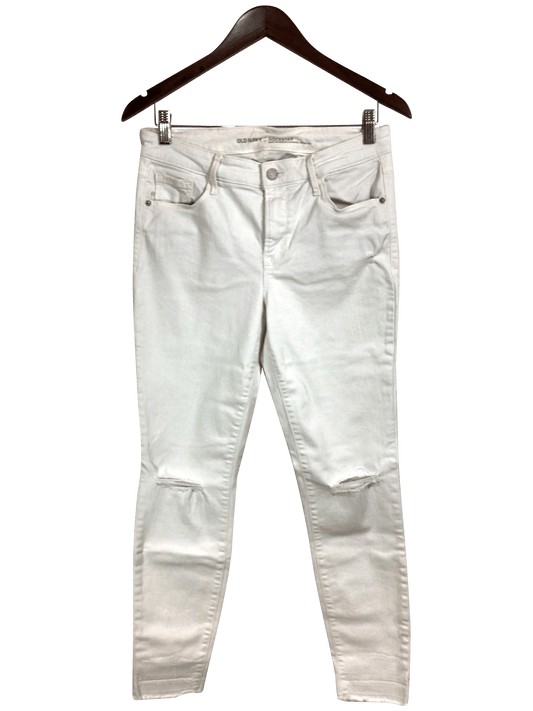 OLD NAVY Straight-legged Jeans Regular fit in White - 8 - Velora