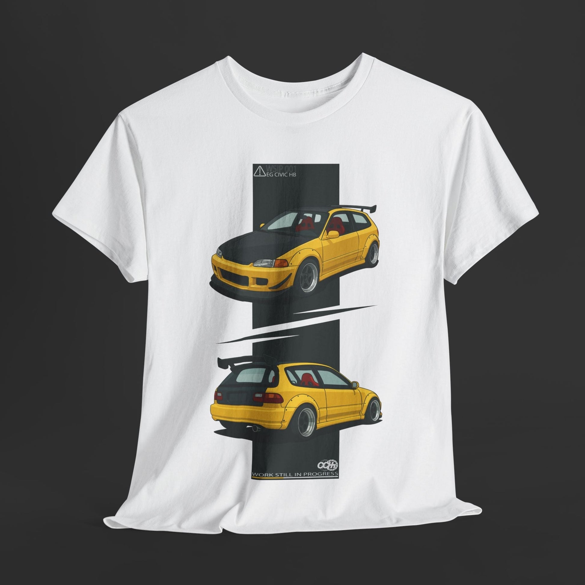 EG Hatch WSIP - ClutchCloth Automotive Graphic T-Shirt - Velora