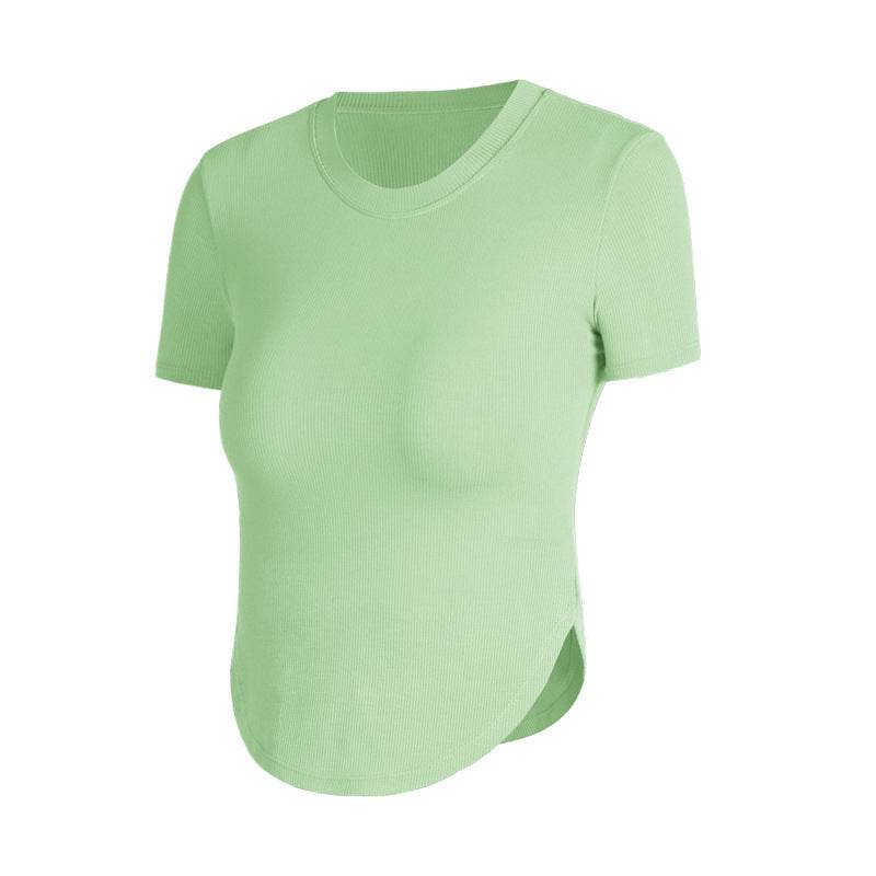 Nude feel Short-sleeved Workout Top Running gym top women - Velora
